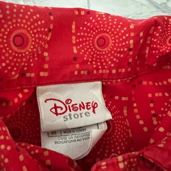 Disney Store  Tigger Button-Up Orange | Boys 4/5 - Picture 5 of 6